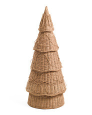 39.25in Rattan Woven Christmas Tree Decor | Marshalls