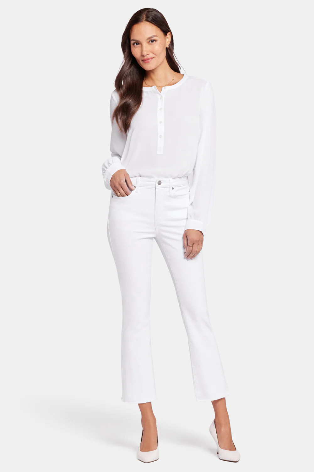 Slim Bootcut Ankle Jeans - Optic White | NYDJ