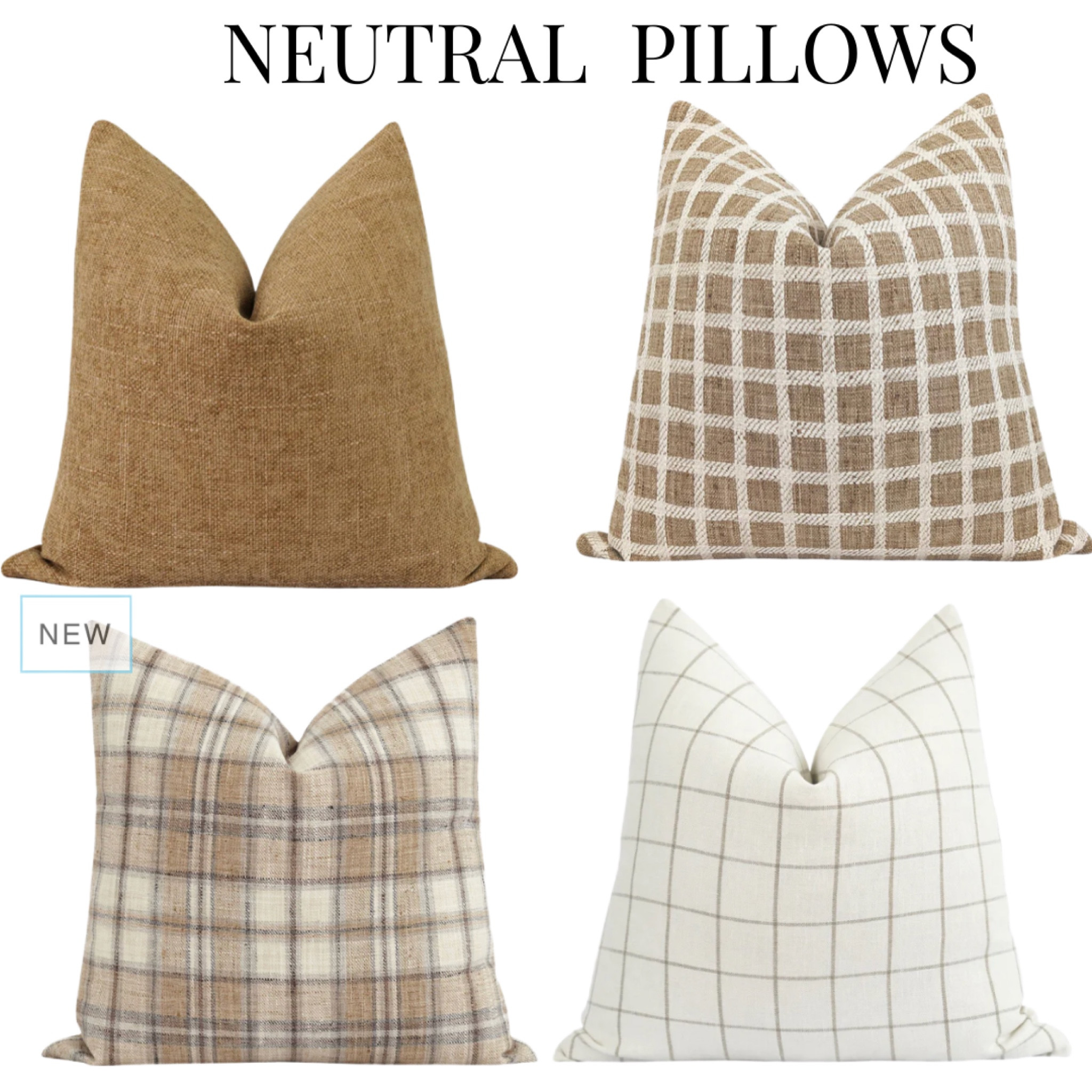 These  Neutral Pillows are perfect for Fall Season🍁
Great patterns to add beauty and texture to your favorite space!
Fall Pillows, Fall Decor, Great Patterns, 
Home Decor, Home Style.


#LTKstyletip #LTKSeasonal #LTKhome