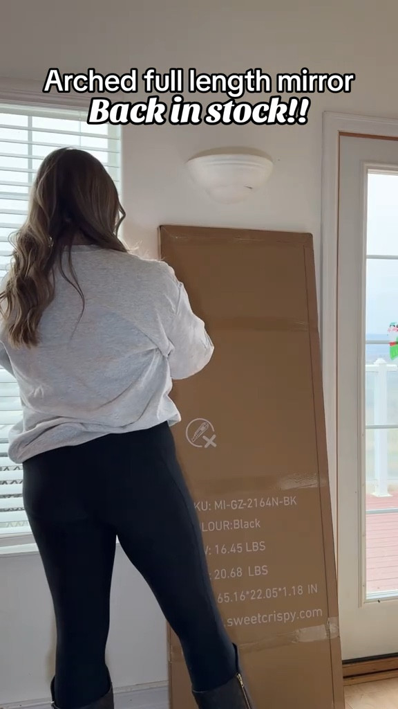 I finally found the viral full length mirror IN STOCK!! This is the black arched mirror and I love how it completes our living room. And it’s on sale so get it while you can  

#LTKVideo #LTKHoliday #LTKhome