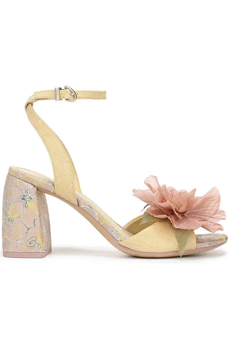 Aria Flower Ankle Strap Sandal (Women) | Nordstrom