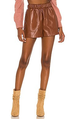 BB Dakota by Steve Madden Faux The Record Short in Cognac from Revolve.com | Revolve Clothing (Global)
