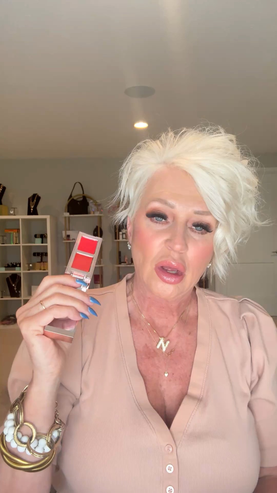 Red blush??? Exceeded my expectations!

#LTKgrwm #LTKOver40 #LTKBeauty