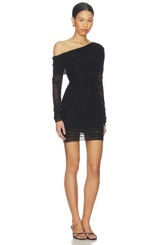 Kat Mini Dress in Black | Revolve Clothing (Global)