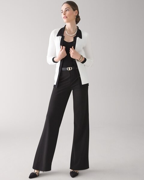 WHBM® Slip On Wide Leg Pant | White House Black Market