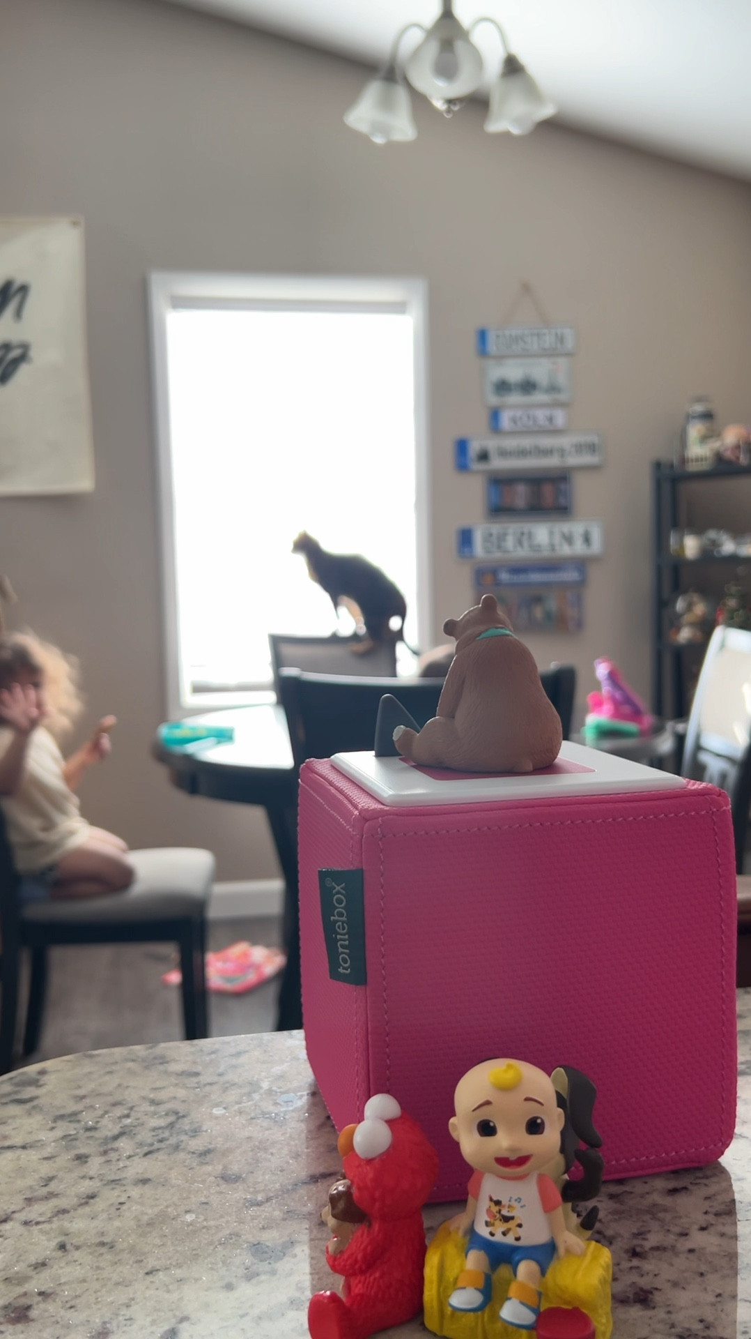 Toniebox, story time for breakfast with my toddlers, morning routine, simple kid entertainment 

#LTKWatchNow #LTKFindsUnder100 #LTKFamily