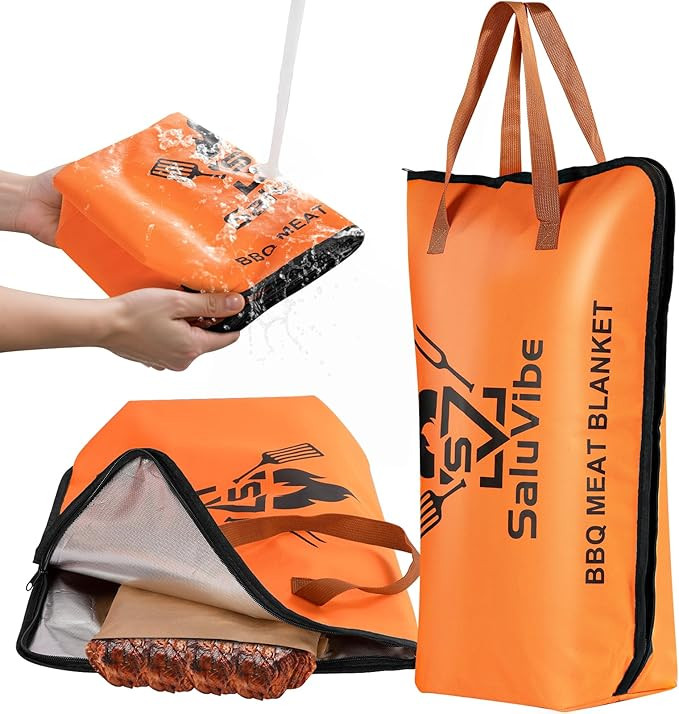 BBQ Meat Resting Blanket – Smoker Insulated Brisket Bag for Turkey, Pork Shoulder & Beef, Made ... | Amazon (US)