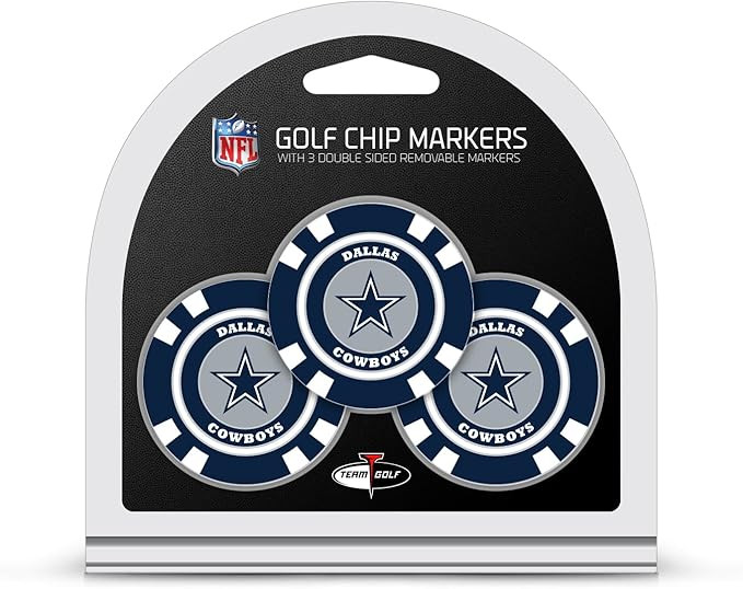 Team Golf NFL Poker Chip Size with Pop Out Smaller Double-Sided Enamel Markers | Amazon (US)