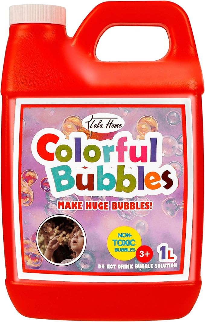 Lulu Home Concentrated Bubble Solution, 1 L/ 33.8 OZ Refill for Bubble Machines, Giant Wands, and... | Amazon (US)