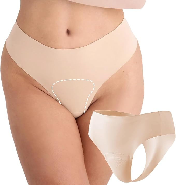 Camel Toe Concealer Underwear Camel Cover Thong Seamless G-String Thongs Workout Underwear Anti C... | Amazon (US)