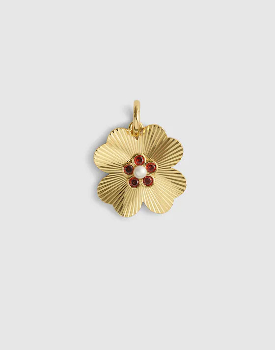 Freshwater Pearl Flower Charm | Madewell