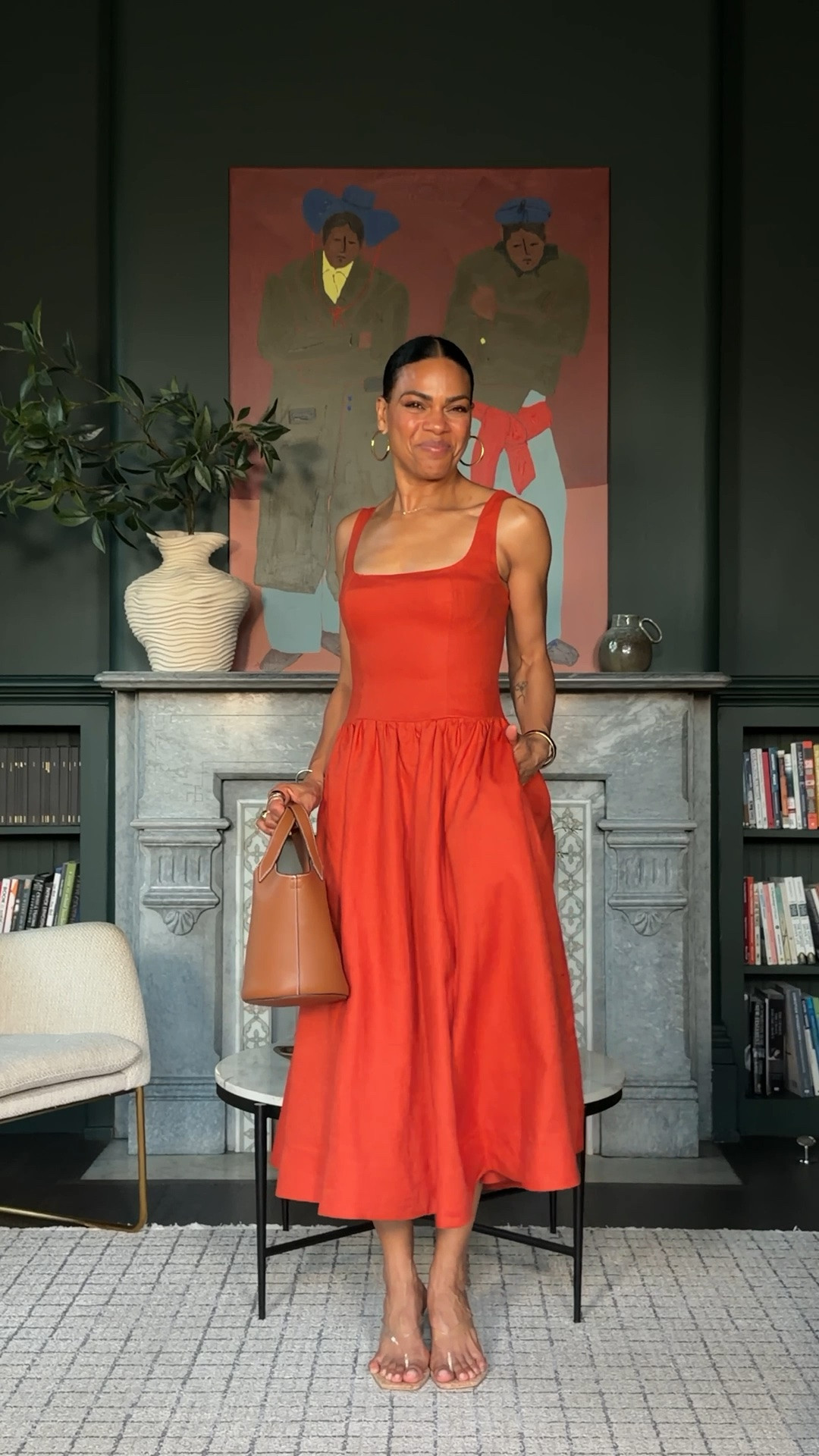 Easy linen dress for spring and summer with pockets!! Am I the only one who gets so excited when a dress has pockets? Runs tts

#LTKOver40 #LTKSeasonal #LTKootd