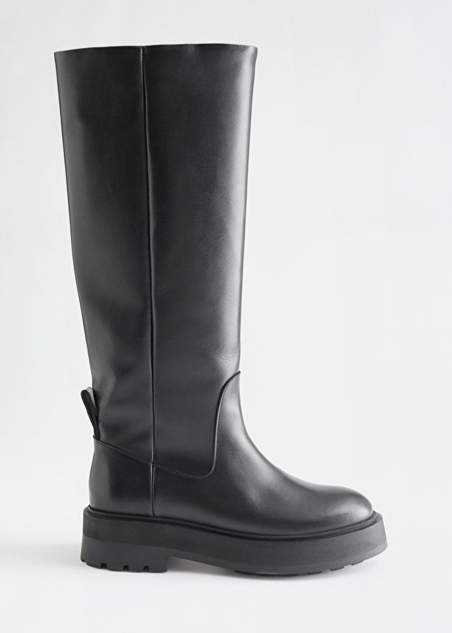 Chunky Knee High Leather Boots | & Other Stories (EU + UK)