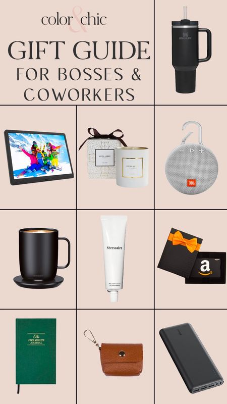 Holiday gift guide for coworkers and bosses! Variety of price ranges and perfect for gift giving. Including speaker, gift cards, hand cream and more 

#LTKHoliday #LTKGiftGuide