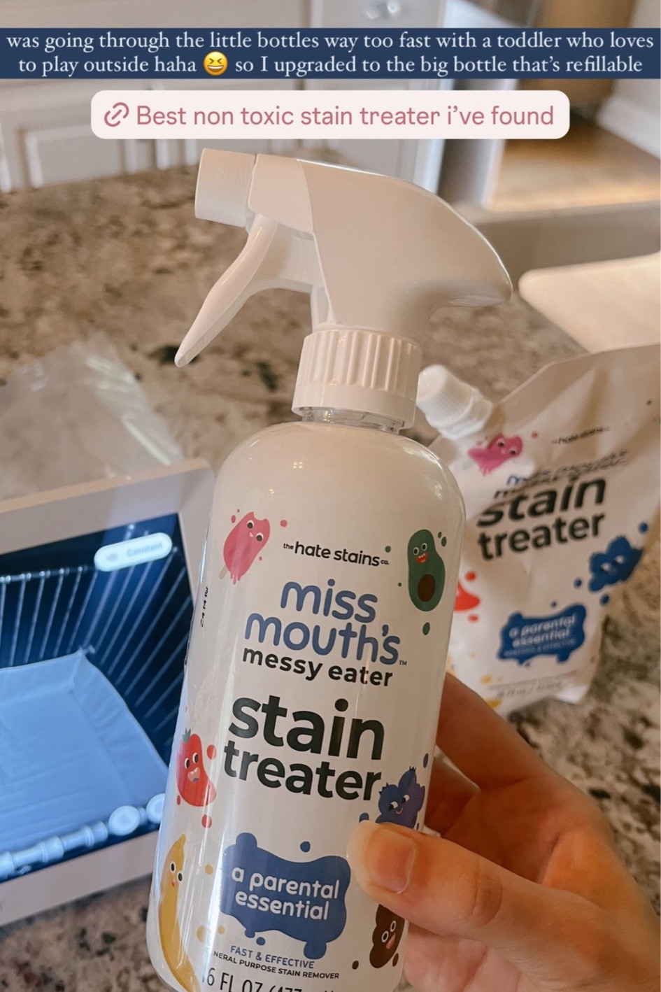 This is my stain treatment secret super power 🫧 *non toxic & I use it on EVERYTHING! Not just baby clothes! 

#LTKHome #LTKFamily #LTKKids