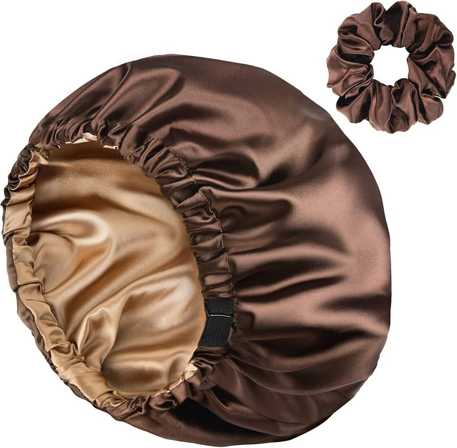 YANIBEST Satin Bonnet Silk Bonnet Hair Bonnet for Sleeping Satin Cap Extra Large Reversible for W... | Amazon (US)