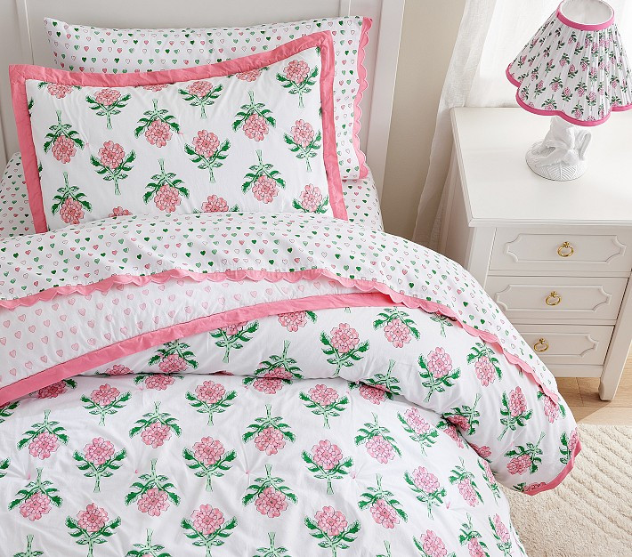 Roller Rabbit Rosebud Reversible Quilt & Shams | Pottery Barn Kids