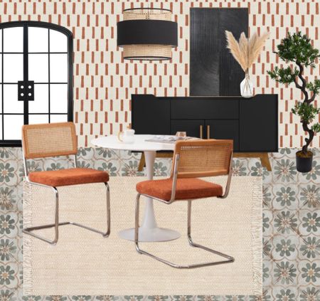 I would be so inspired at this table! 

#homeinspo #diningroom #dininginspo #midmod #midcentury #midcenturymodern #moody #boho #neutral 

#LTKhome