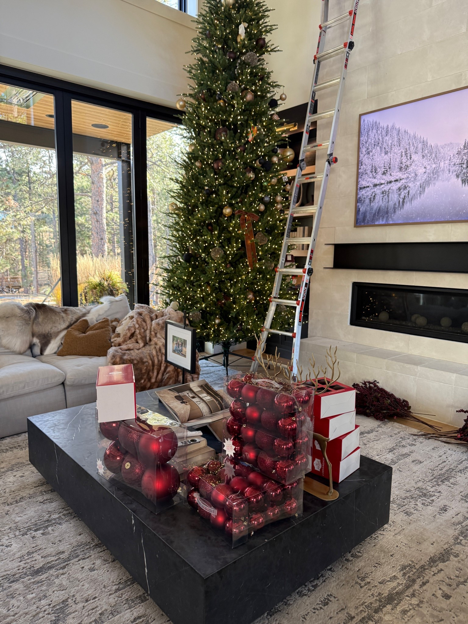 Decorating my new 15’ Christmas tree! Had to bring out the big ladder! Linking some of the exact decorations I used, along with similar pieces to what I’m reusing from previous years.


#LTKStyleTip #LTKHoliday #LTKHome