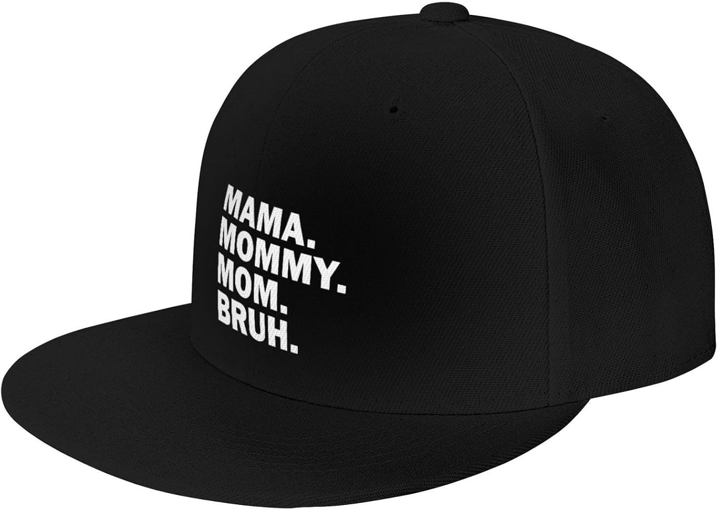Mama Mommy Mom Bruh Mothers Day Snapback Hat for Men Women Flat Bill Hats Hip Hop Baseball Cap | Amazon (US)