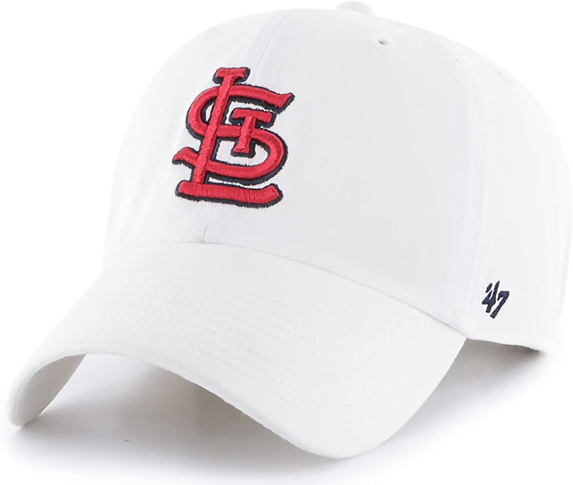 '47 MLB Black White Clean Up Adjustable Hat Cap, Adult One Size | Amazon (US)