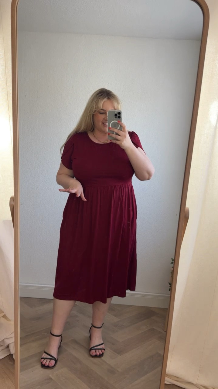 Kleid in burgunder ♥️

#amazon #amazonfashion #plussizefashion #curvy #kleid

#LTKplussize #LTKkleider #LTKdeutschland