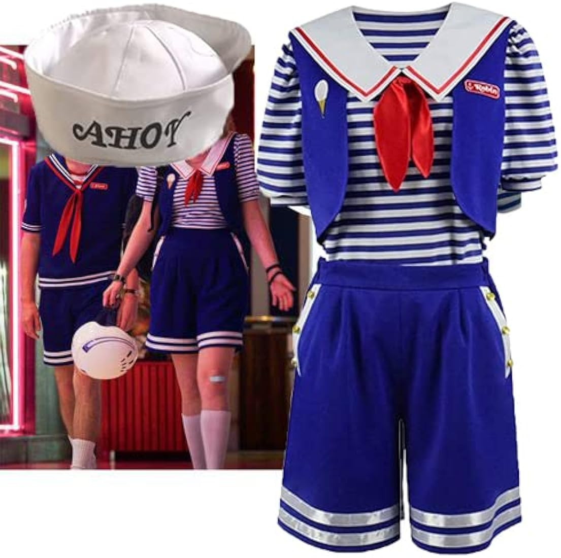 Robin Scoops Ahoy Halloween cosplay Costume for Children Adults | Amazon (US)