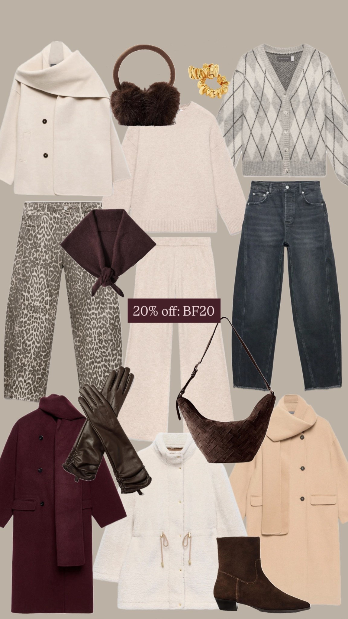 20% off with the code BF20

#LTKwinter #LTKsale #LTKCyberWeek