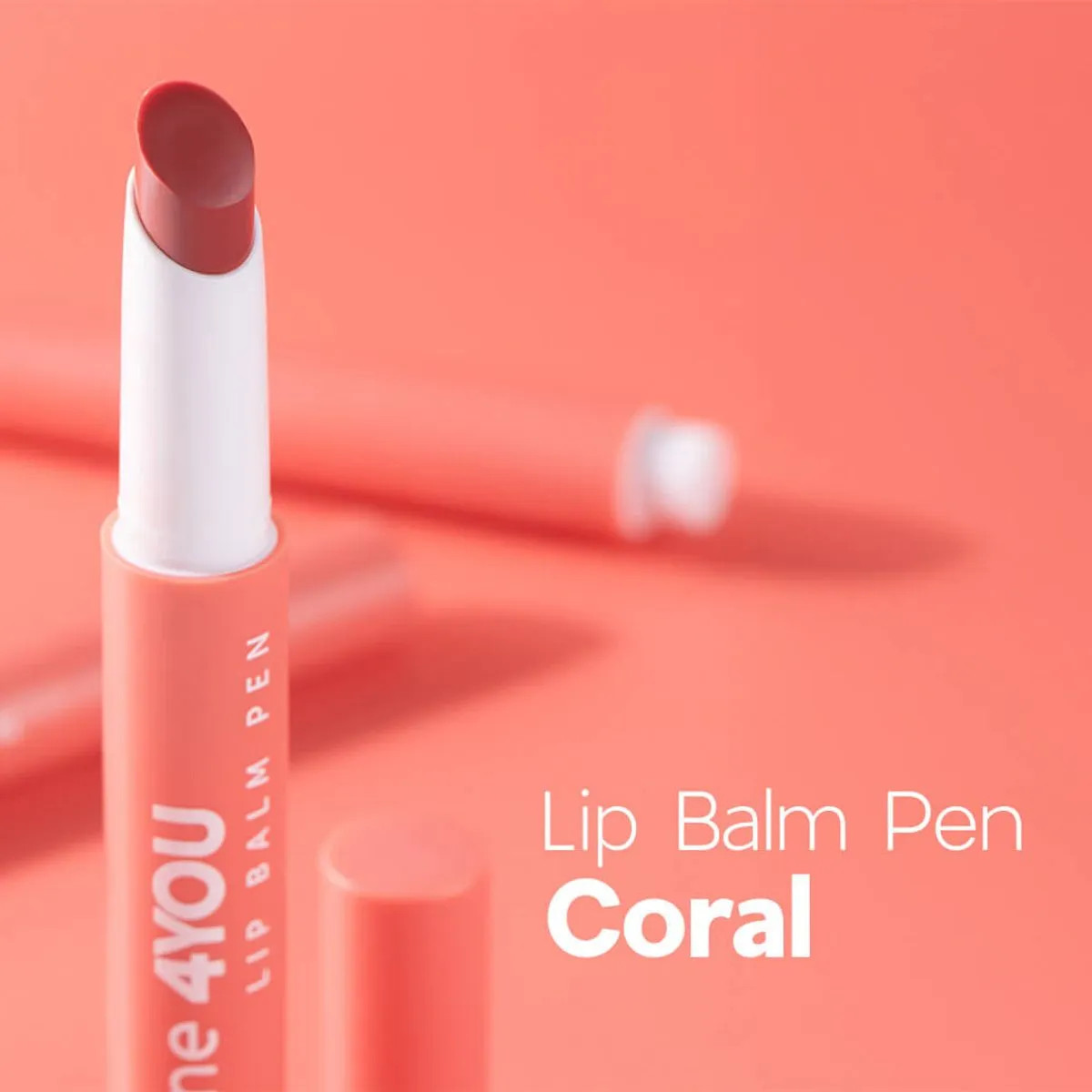 Hidratante Labial Coral - Lip Balm Pen Coral 4you 1,8g | Oceane (BR)