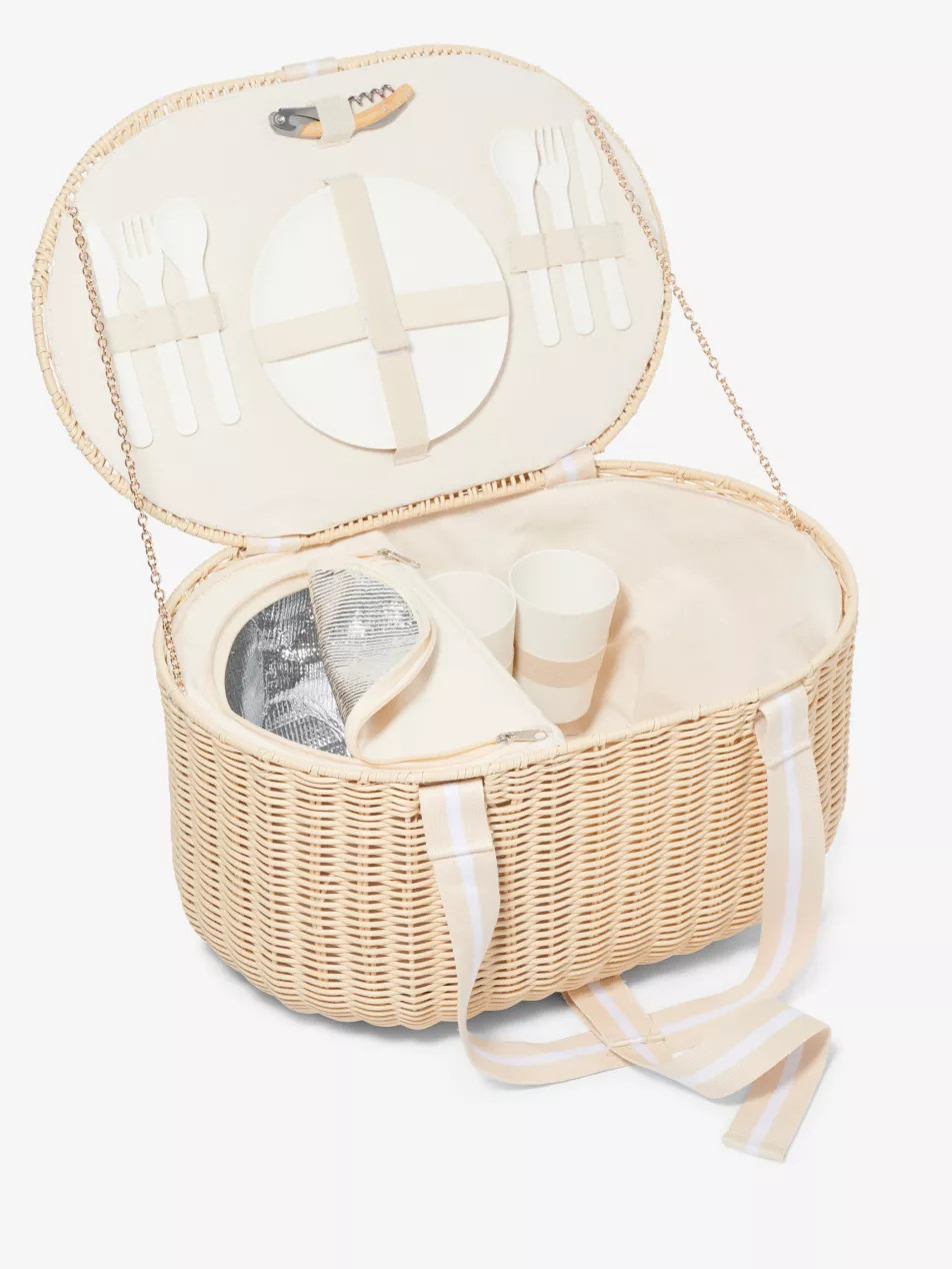 Le Weekend large woven picnic basket | Selfridges