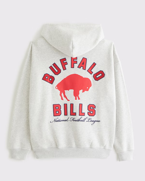Men's Buffalo Bills Graphic Popover Hoodie | Men's Tops | Abercrombie.com | Abercrombie & Fitch (US)