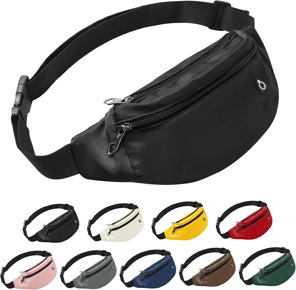 Fanny Pack For Women And Man Crossbody Bag Cross body Bag With Adjustable Strap For Travel Runnin... | Amazon (US)