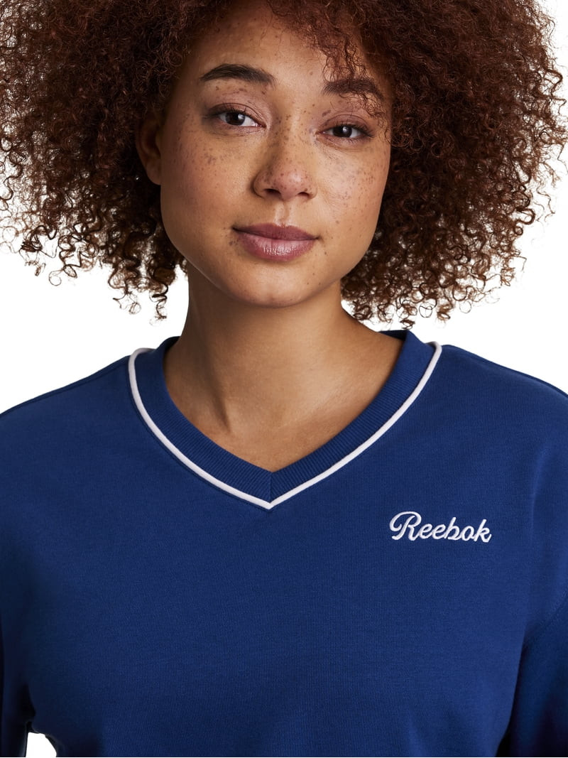 Reebok Courtside Oversize Meet & Greet Crew, Sizes XS-4X | Walmart (US)