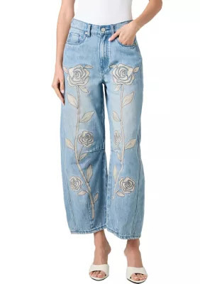 BLANK NYC Women's Together Again Floral Printed Jeans | Belk