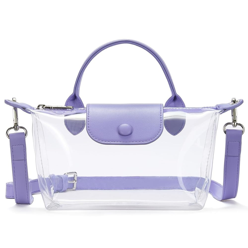 BOSTANTEN Clear Bag for Stadium Approved Small Crossbody Purse Handbags for Concerts Sports Event... | Amazon (US)