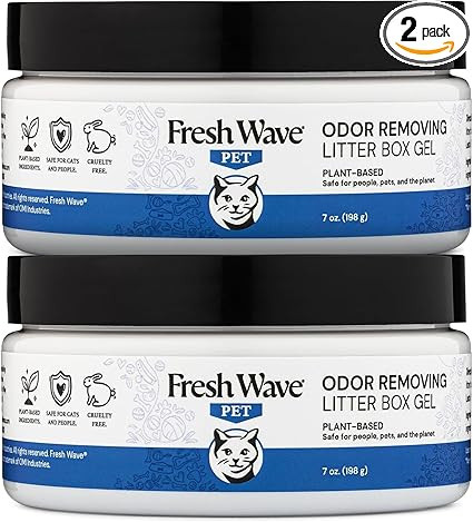 Fresh Wave Odor Removing Litter Box Gel, 7 oz. |Pack of 2 | Safer Pet Odor Eliminator for Home an... | Amazon (US)