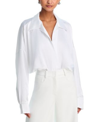 Norma Kamali Collared Shirt Bodysuit  | Bloomingdale's Women | Bloomingdale's (US)