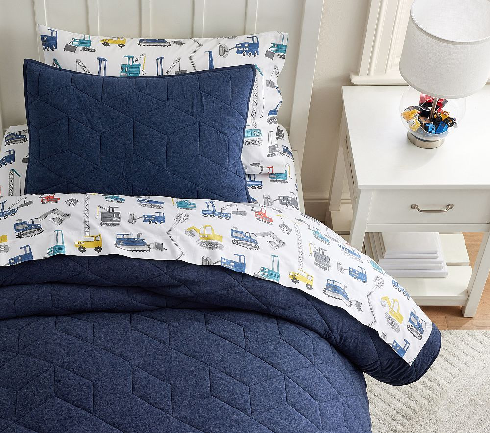 Jersey Quilt &amp; Shams | Pottery Barn Kids