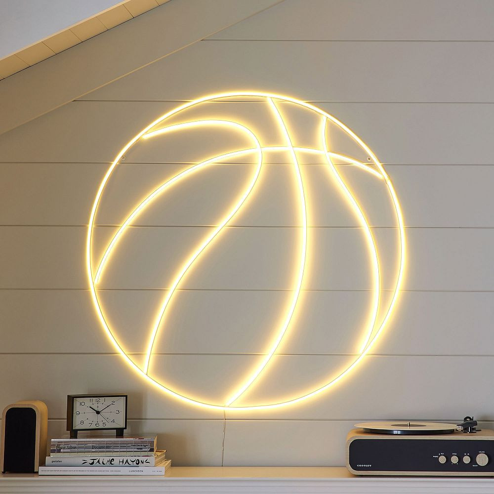 Basketball Neon Light | Pottery Barn Teen