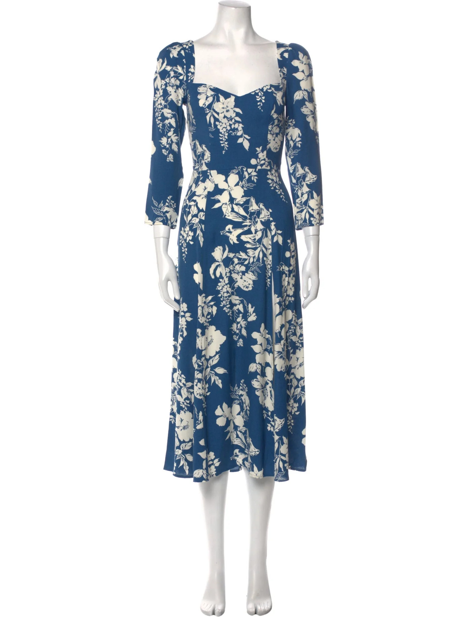 Floral Print Midi Length Dress w/ Tags | The RealReal