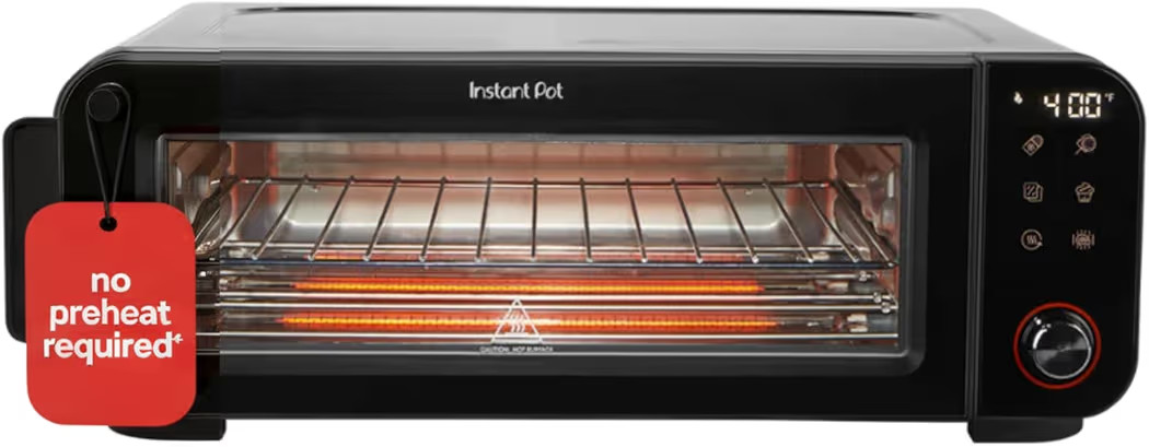 Instant Pot No Preheat Required* 6-in-1 Pizza and Toaster Oven with InstantHeat Technology, Fits ... | Amazon (US)