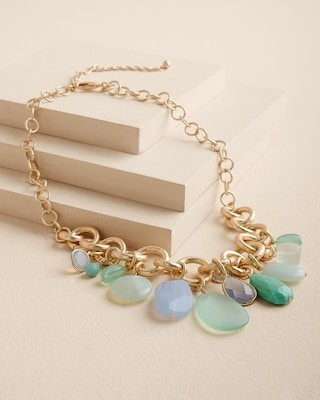 Soft Green Bib Necklace | Chico's