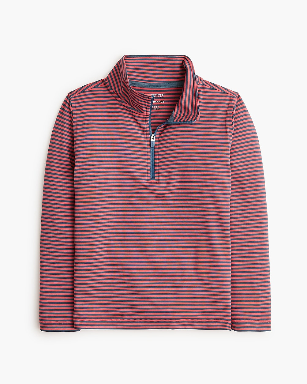 Boys' striped performance half-zip pullover | J.Crew Factory