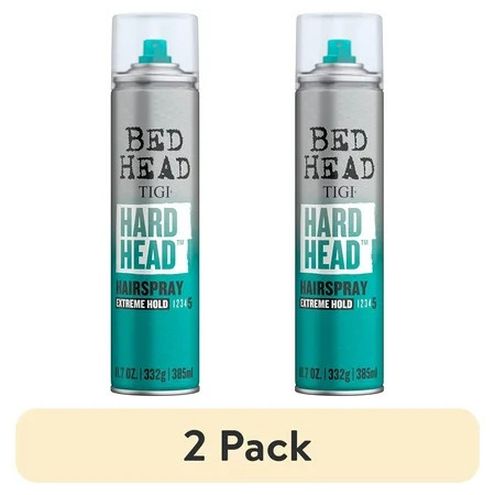 (2 pack) Bed Head by TIGI Hard Head Hairspray for Extra Strong Hold 11.7 oz | Walmart (US)