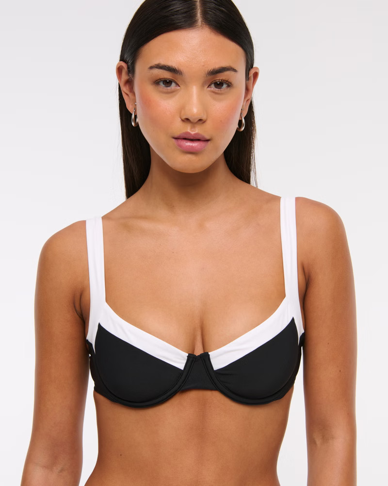 Women's Wide Strap Underwire Bikini Top | Women's Swimwear | Abercrombie.com | Abercrombie & Fitch (US)