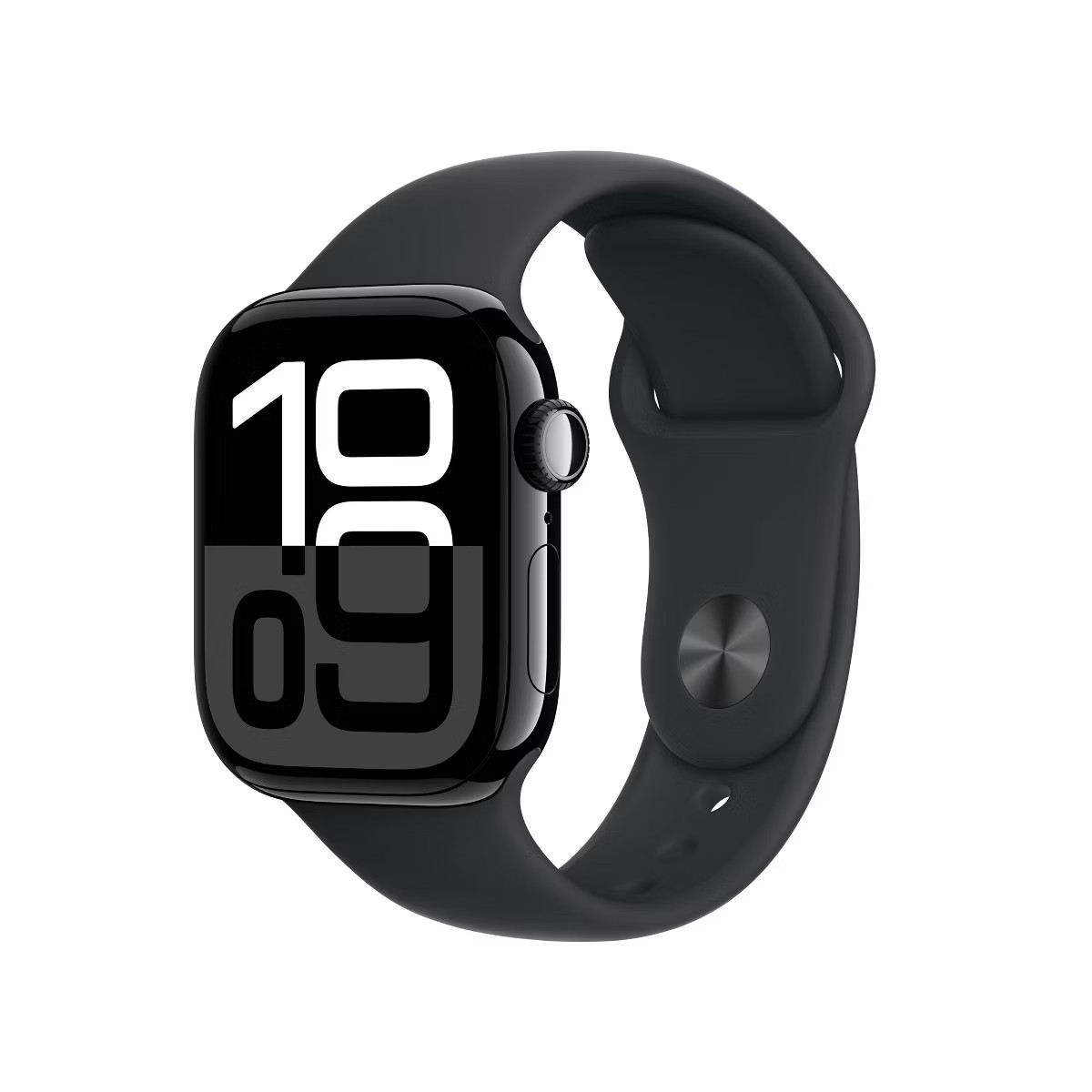 Apple Watch Series 10 GPS 42mm Jet Black Aluminum Case with Black Sport Band - M/L | Target