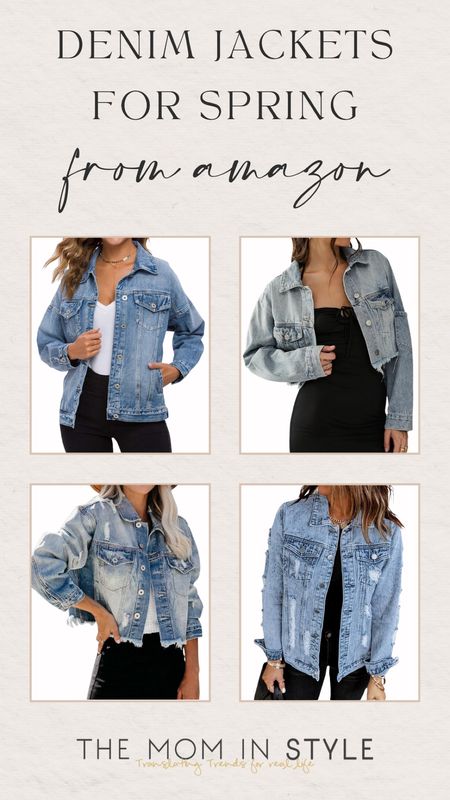 Amazon Denim Jackets 🌸

affordable fashion // amazon fashion // amazon finds // amazon fashion finds // spring outfits // spring fashion // spring outfit inspo // spring style // denim jacket // spring jacket

#LTKstyletip #LTKfindsunder100 #LTKfindsunder50