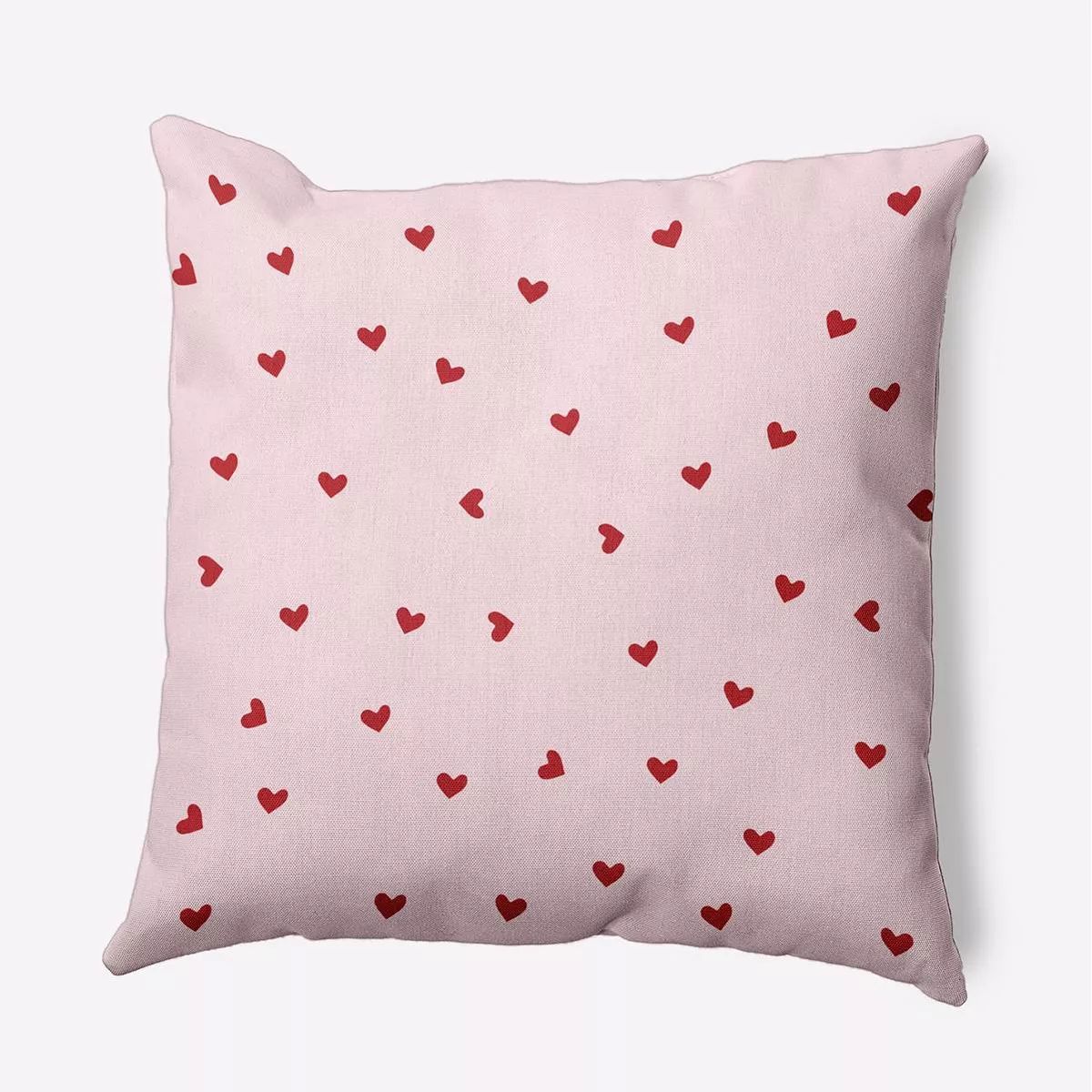 16"x16" Valentine's Day Little Hearts Square Throw Pillow Firecracker - e by design | Target