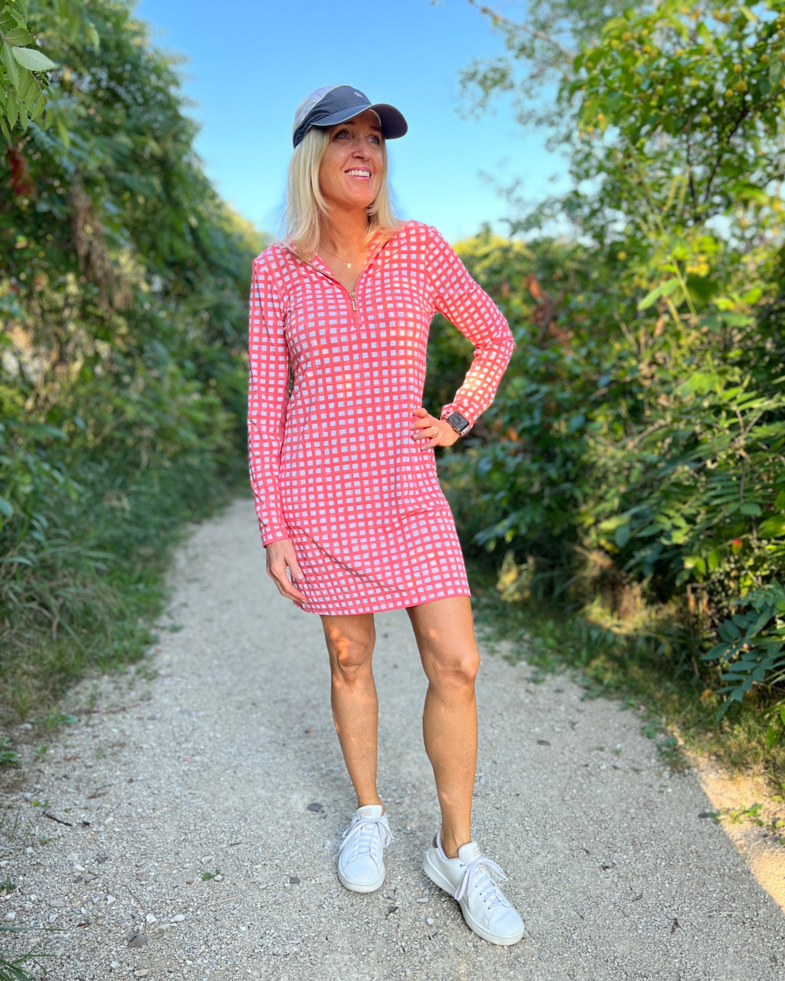 Sporty coral gingham print dress. 


#LTKstyletip #LTKSeasonal #LTKunder100
