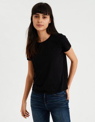 AE Crew Neck Favorite T-Shirt | American Eagle Outfitters (US & CA)